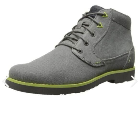 Teva Durban Waxed Boots Gray Green Lace Up - Picture 1 of 10